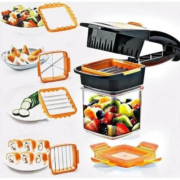 3 in 1 Multifunction Vegetable Manual Manual Quick Dicer Cutter